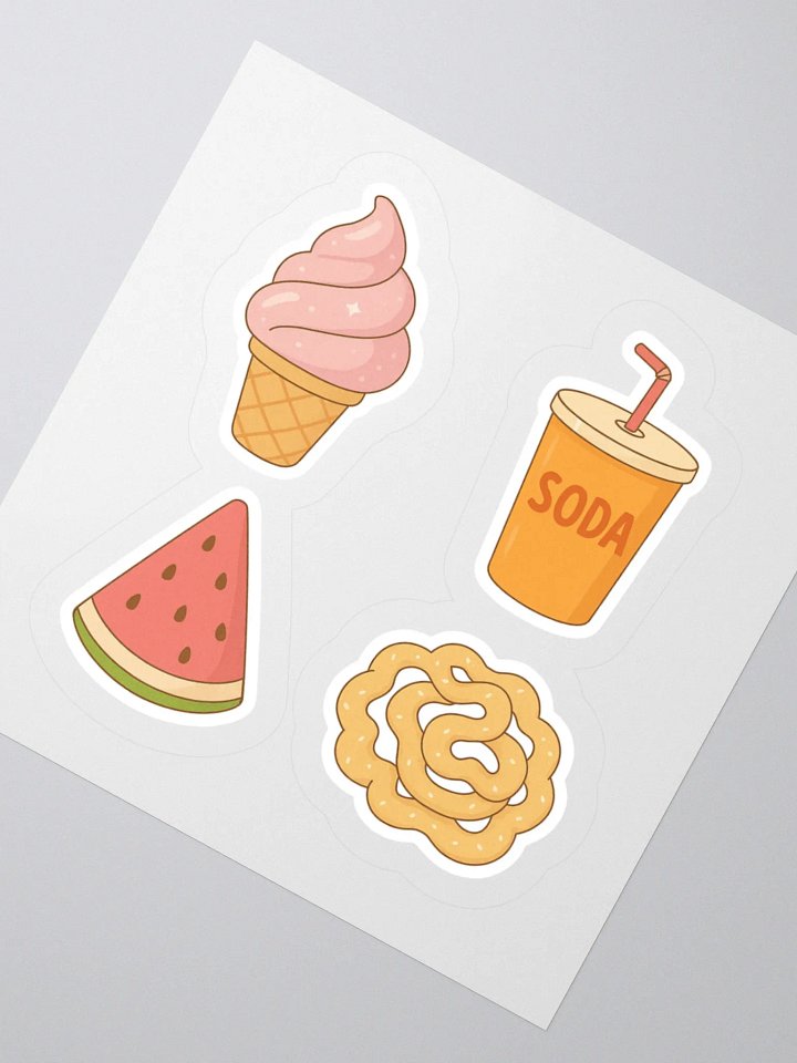 Carnival Sweet Treats Kiss Cut Stickers Set product image (4)