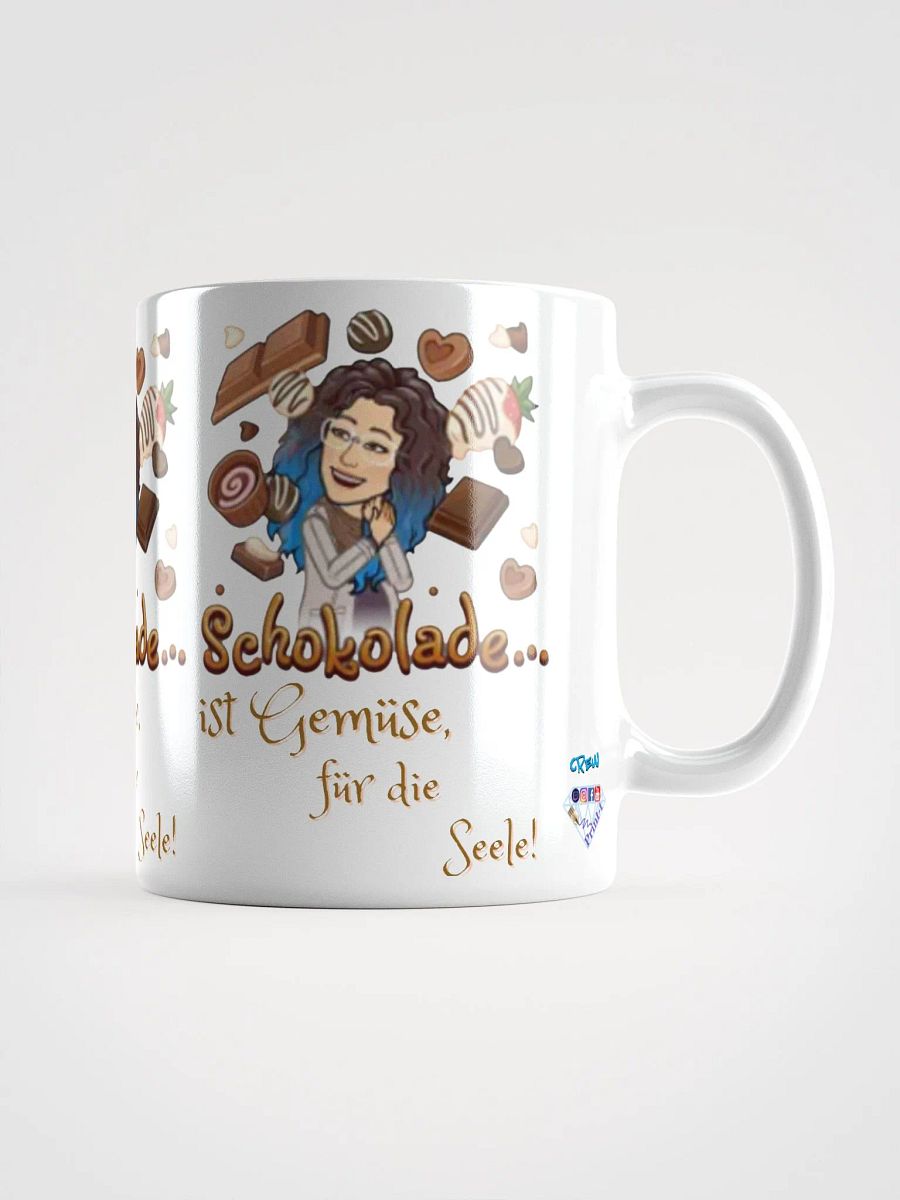 Weiß glänzende Tasse, Schokolade2 product image (2)