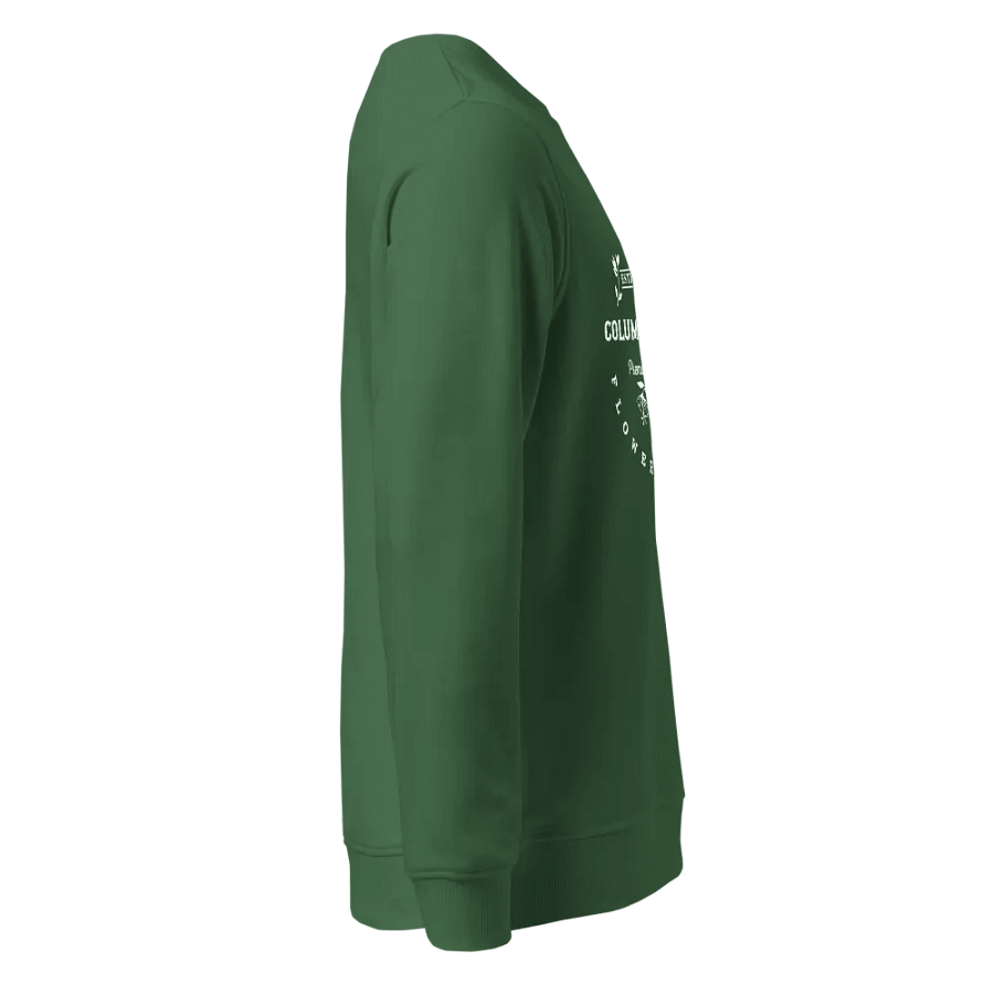 Columbia Road Market Unisex Organic Sweatshirt (Green) product image (4)