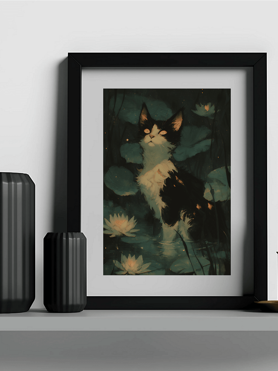 Moonlit Guardian - Serene Nightwatch Art product image (6)