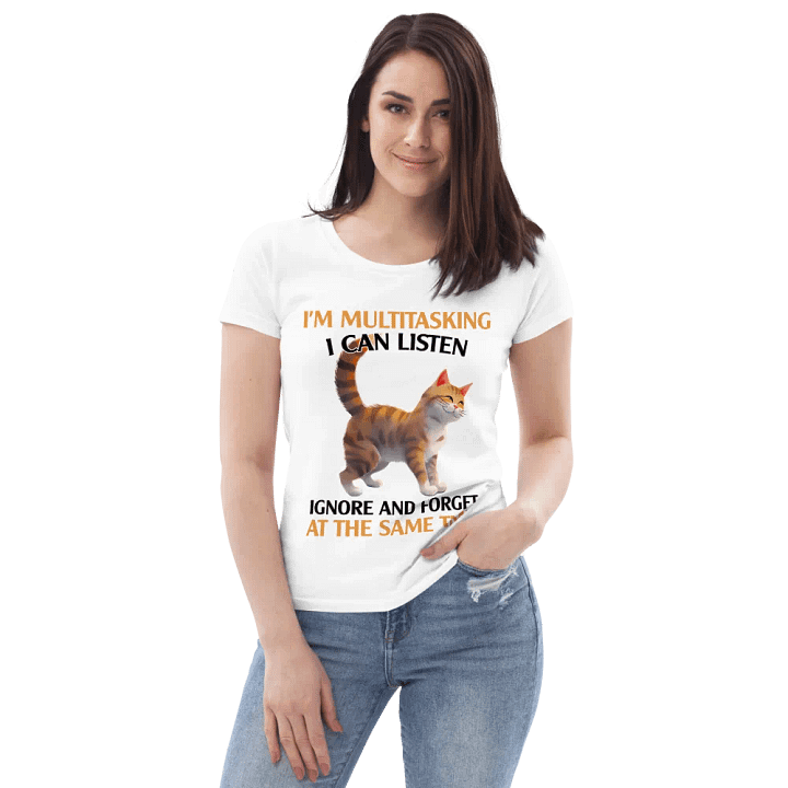 Multitasking Cat Women's Eco Tee product image (1)