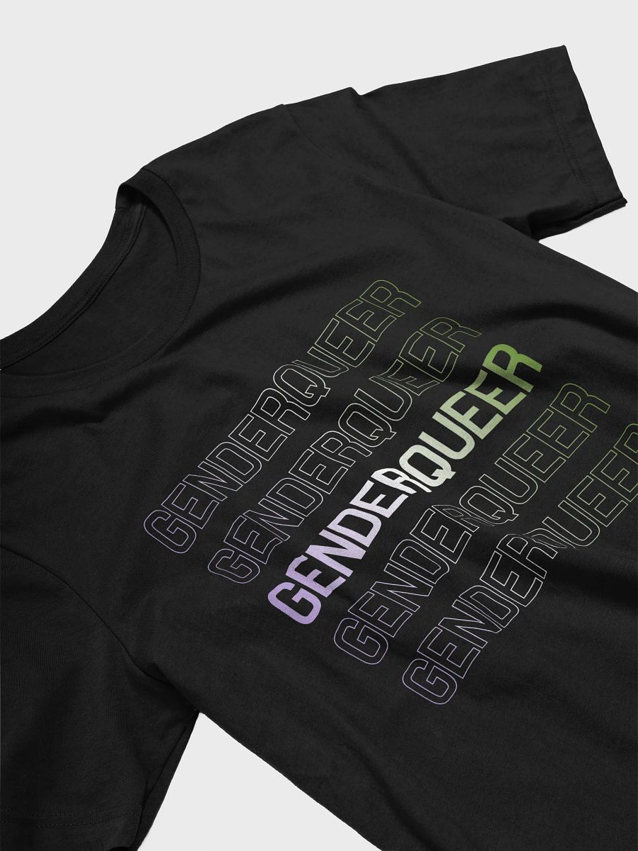 genderqueer outline t-shirt product image (3)