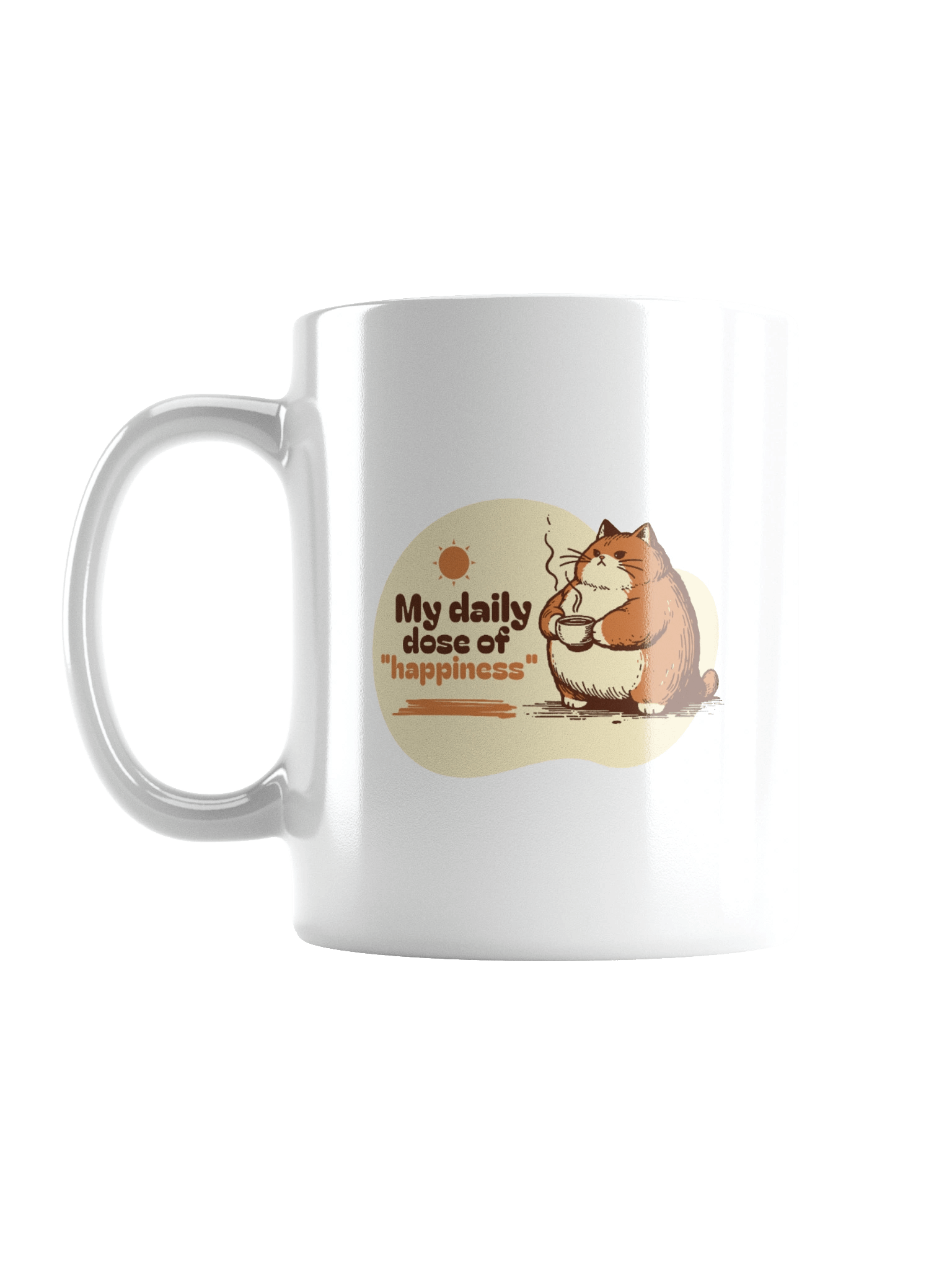 Whimsical Fat Cat Mug Perfect for Coffee Enthusiasts product image (1)