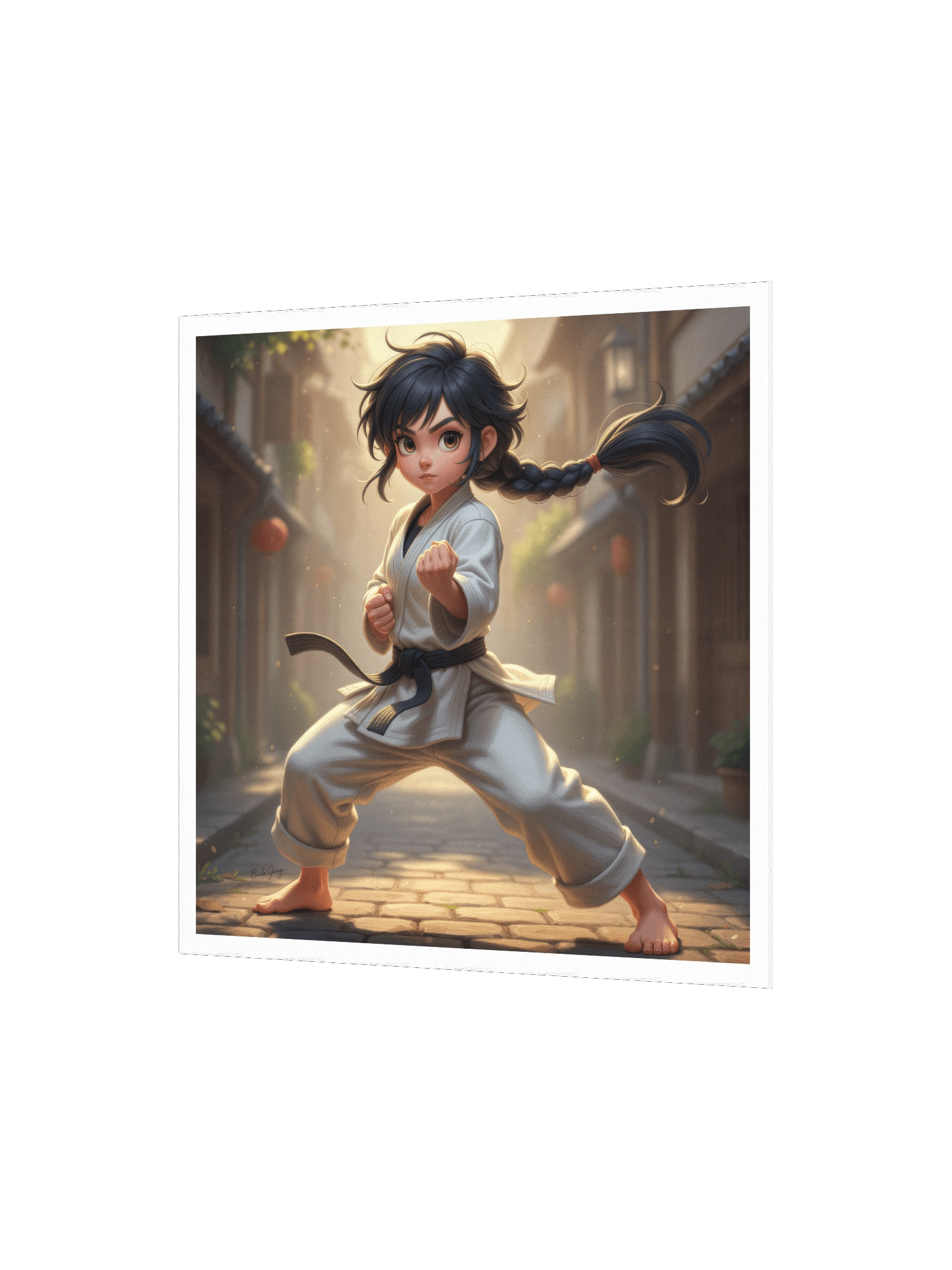 Karate Girl Art Poster product image (3)
