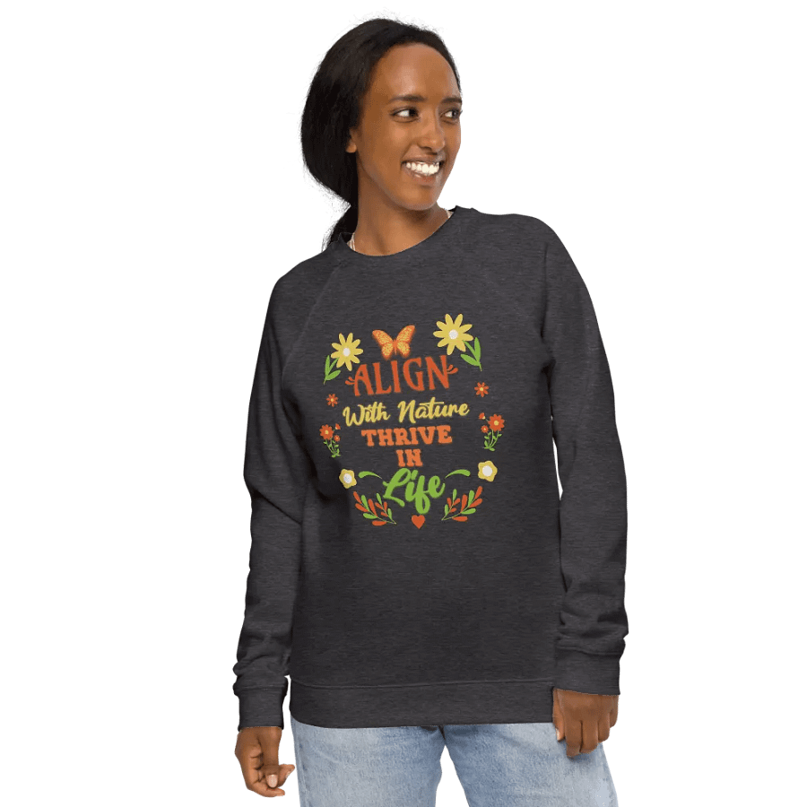 Nature's Wisdom Raglan Sweatshirt product image (9)