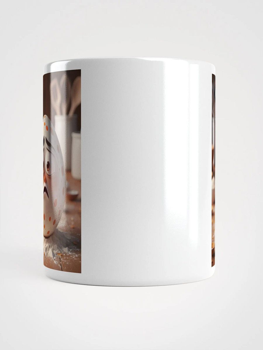 Morning Coffee Eggxiety White Glossy Mug product image (15)