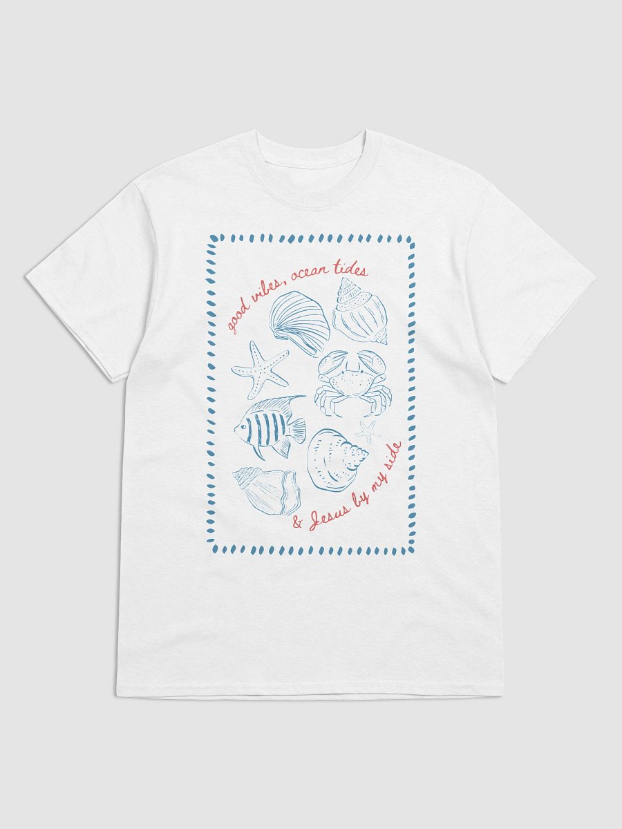 Good Vibes, Ocean Tides & Jesus By My Side T-Shirt product image (1)