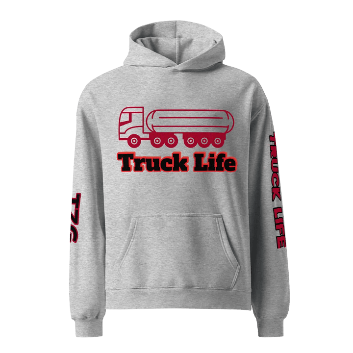 Truck Life Hoodie - White/Grey product image (1)