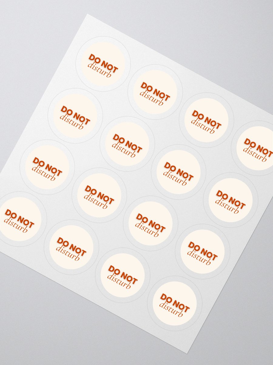 Do Not Disturb Stickers product image (2)