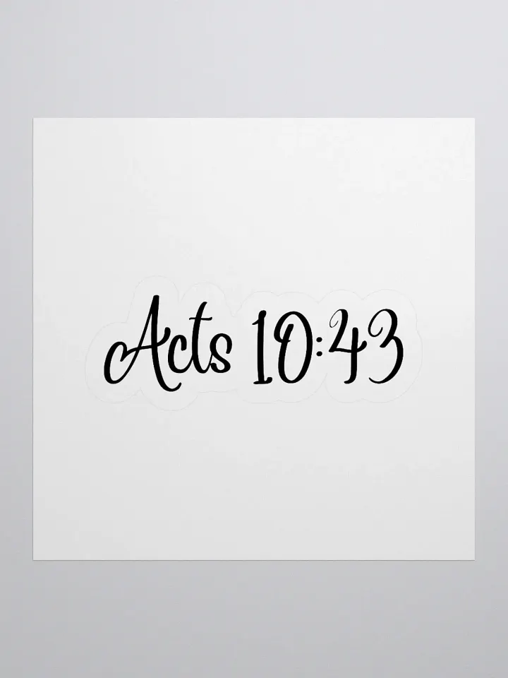 Acts 10:43 product image (1)