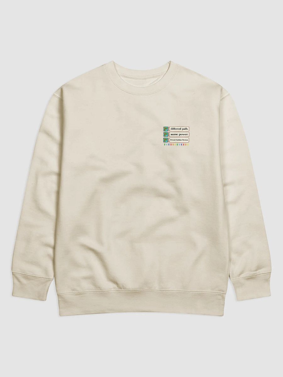 Different path'. Same Power. Proud Autism Parent. Heritage Sweatshirt product image (8)