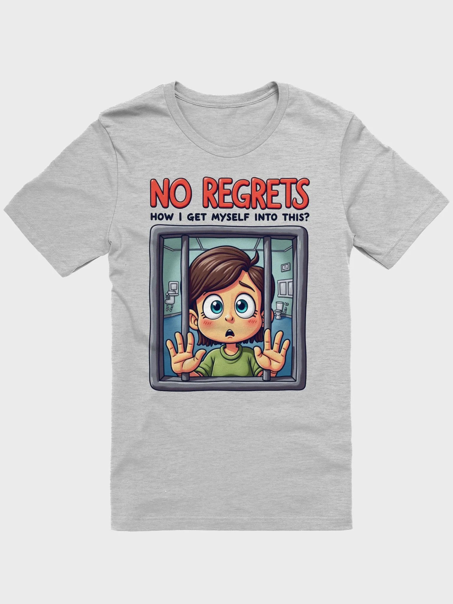No Regrets Behind Bars T-Shirt product image (1)