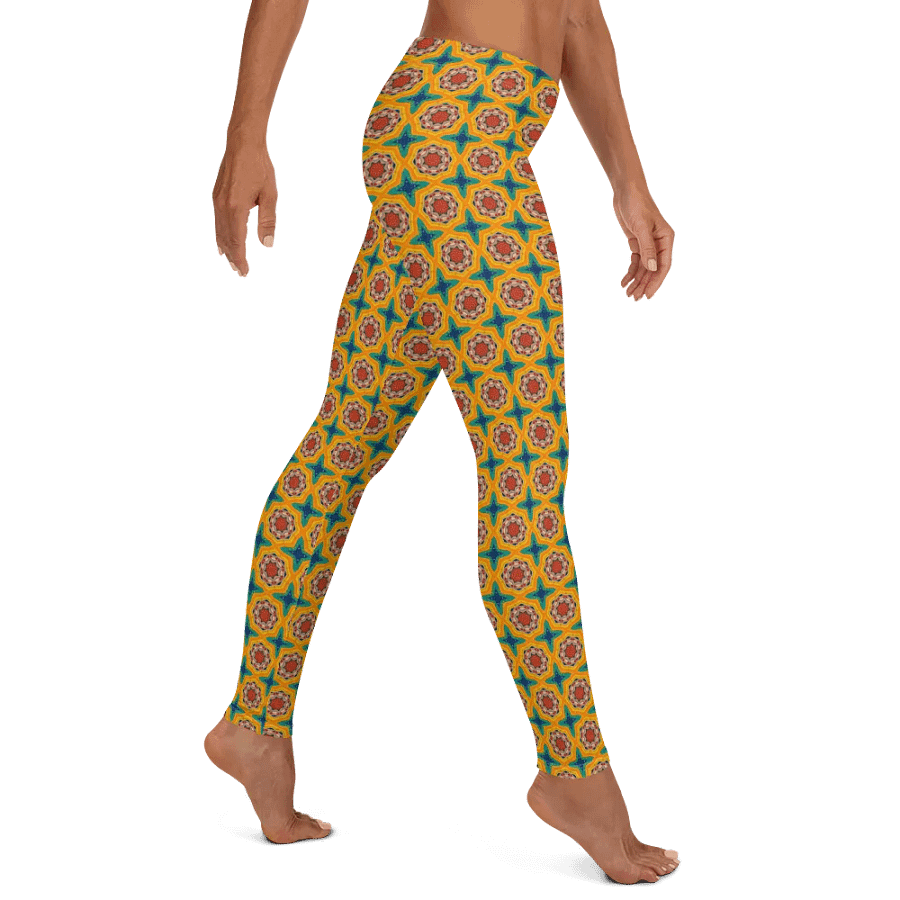 Yellow Bloom Leggings product image (4)