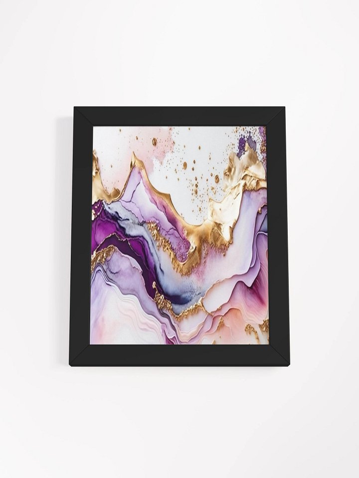 Marbled Waves Matte Poster product image (1)