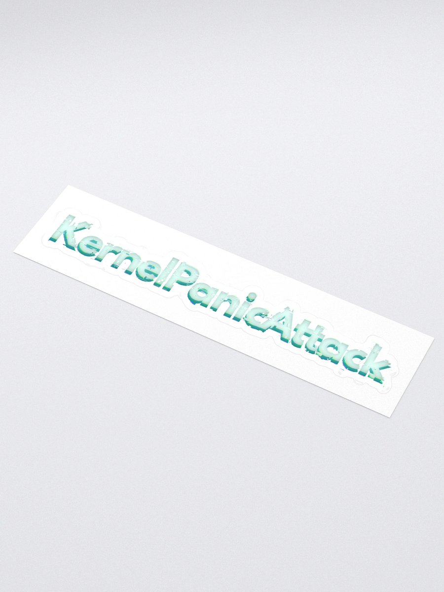 Kernel Panic Attack Kiss Cut Stickers product image (1)