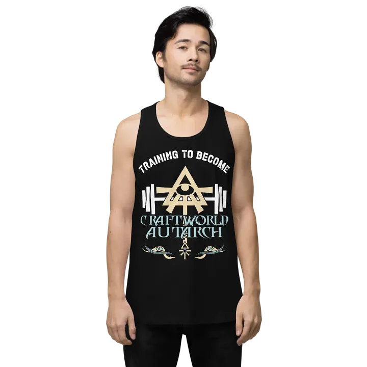 Training to Become Craftworld Autarch - Warhammer Aeldari Gym Tank top product image (1)