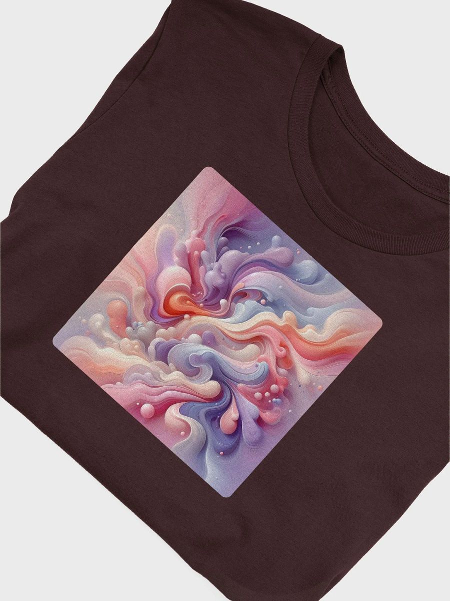 Dreamy Swirls Pastel T-Shirt | AI Design abstract fluid product image (5)