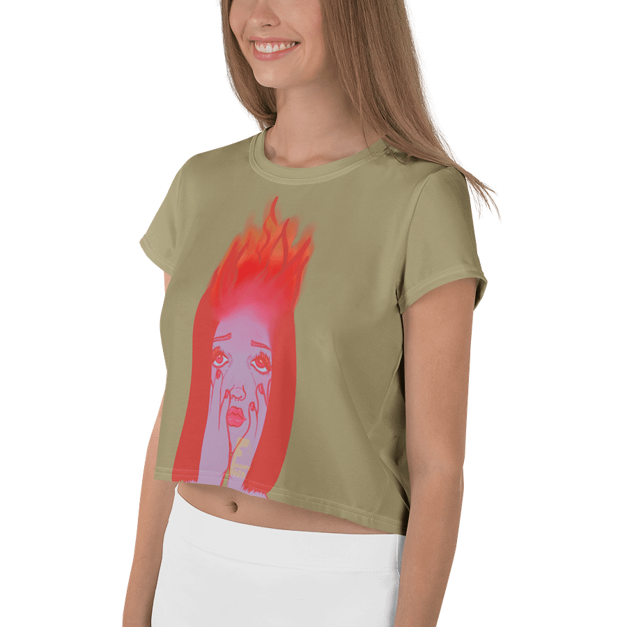 "Up in Flames" Crop Top product image (3)