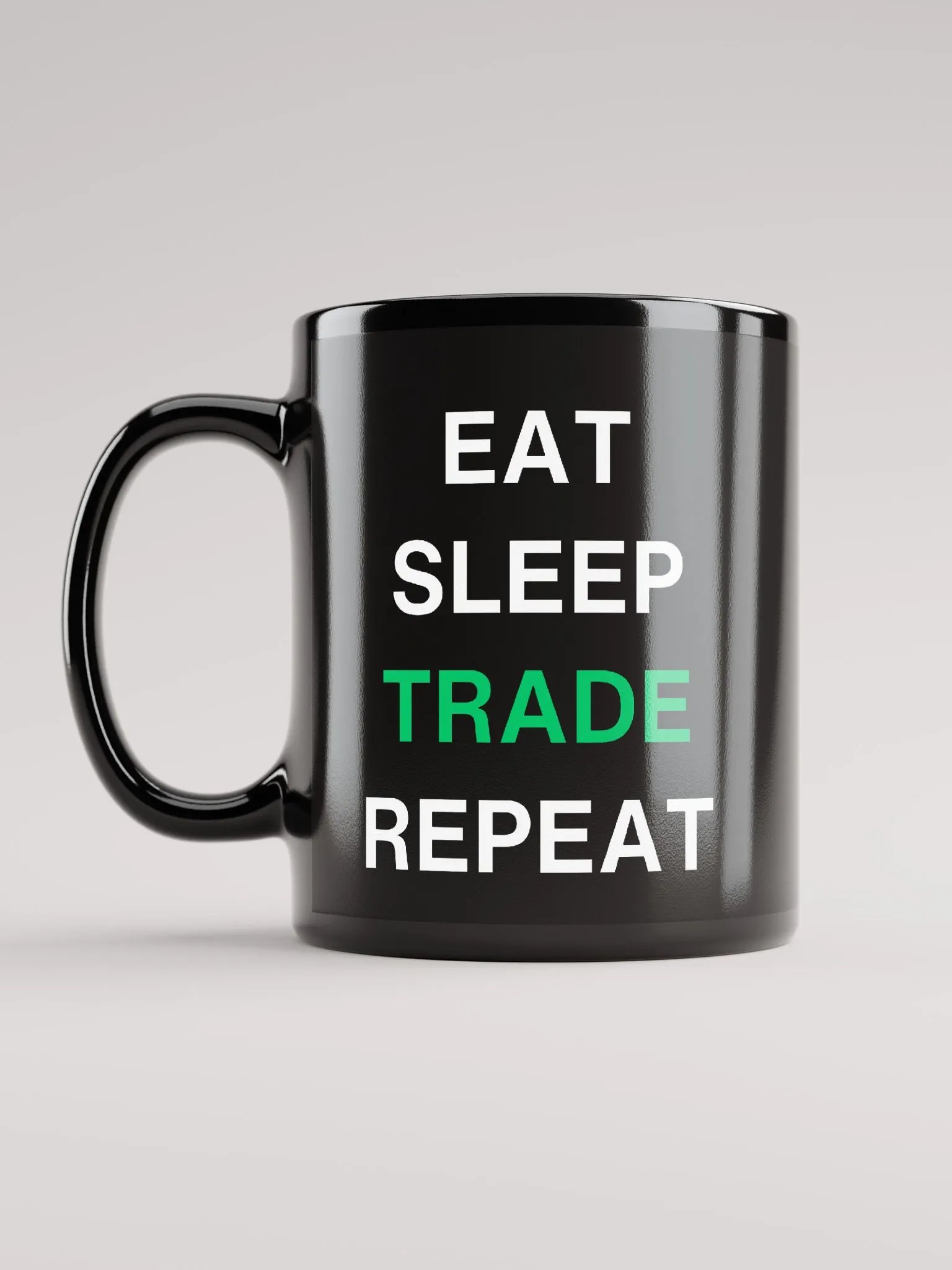 Eat, Sleep, Trade, Repeat Distorted Mug product image (6)