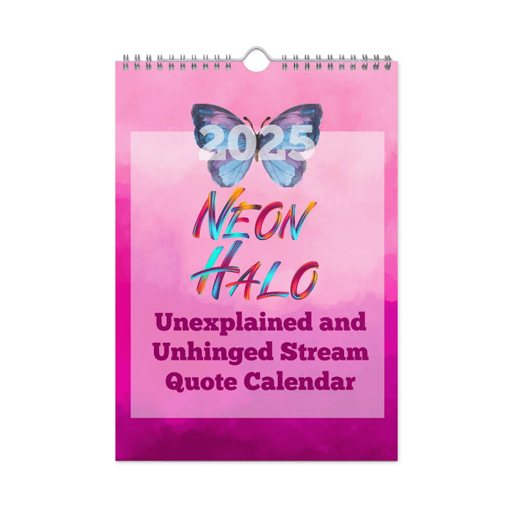 NeonHalo Unexplained and Unhinged Calendar 2025 product image (1)