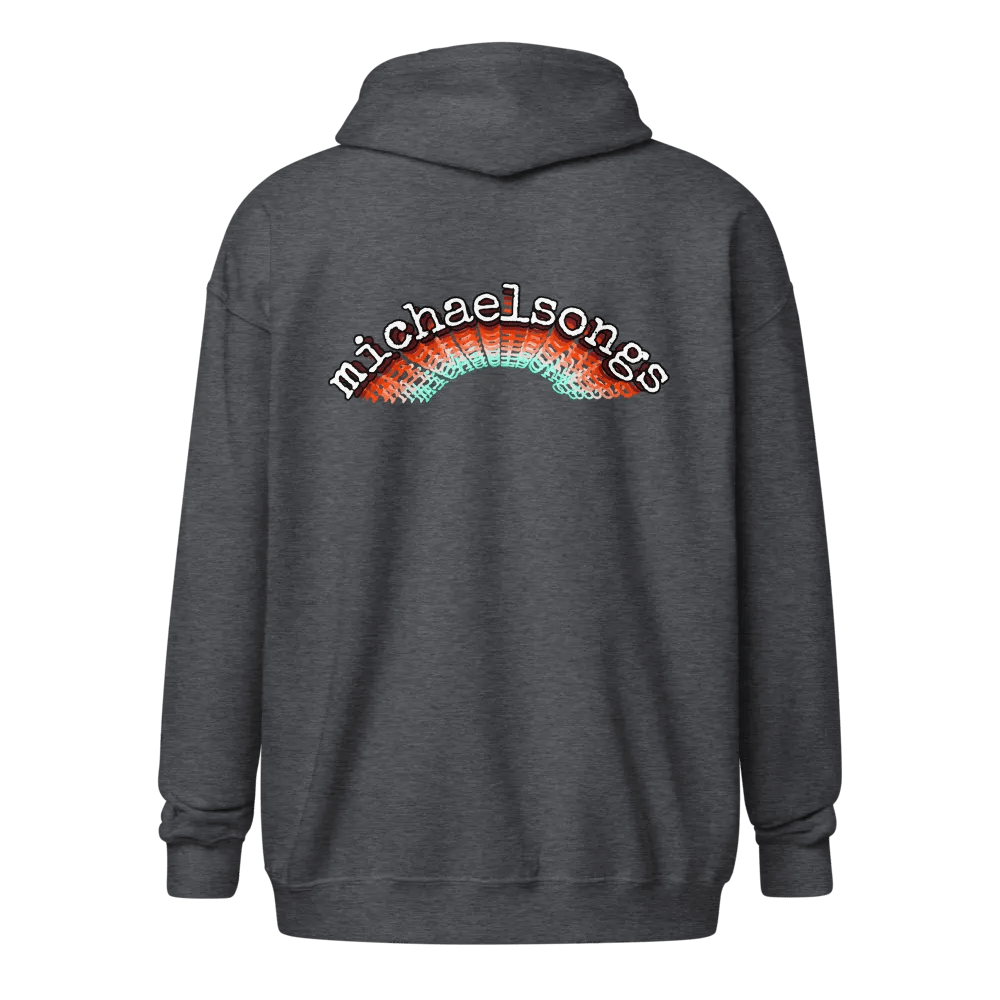 zip hoodie w/arched logo product image (3)