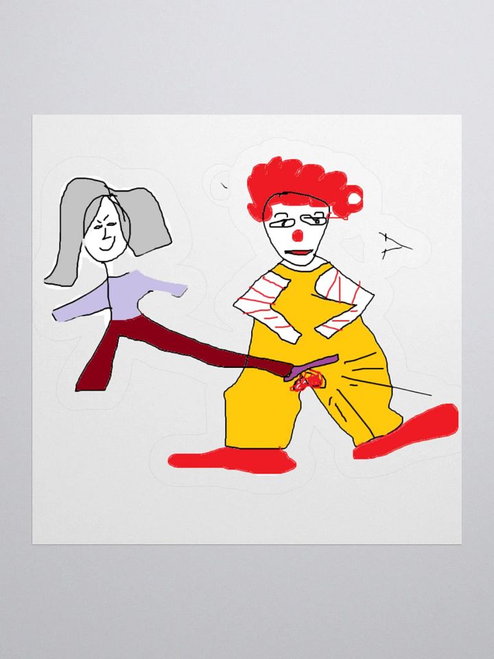 Ron Mcdonald Kicked Sticker product image (2)