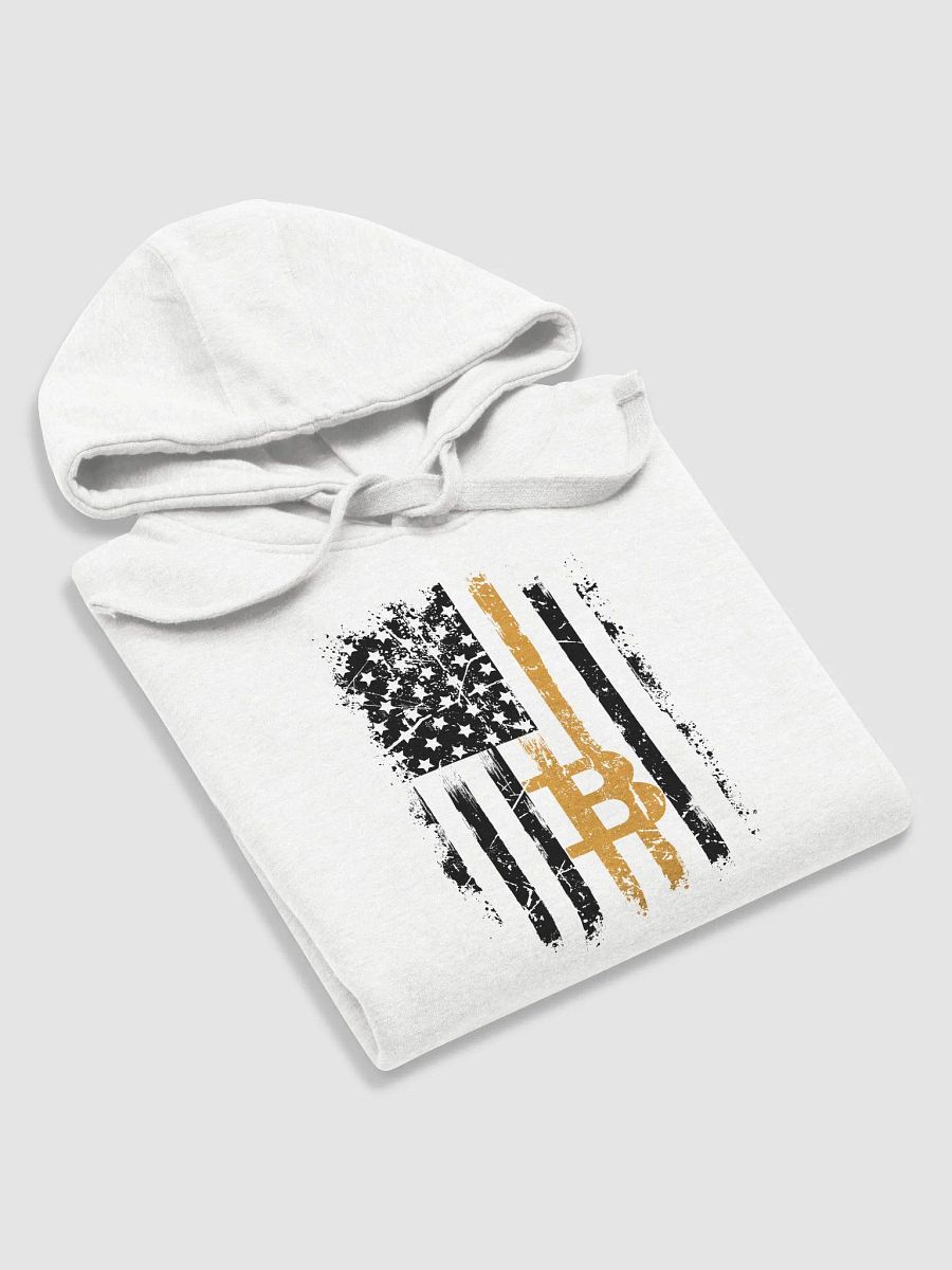 Bitcoin Flag (Black on White) product image (5)