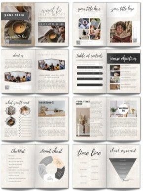Workbook Canva Template Graphic product image (1)