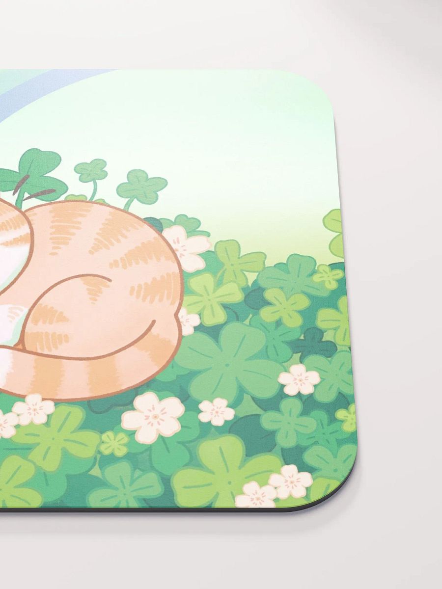 Lucky cat St. Patrick Irish charm - mouse pad product image (4)