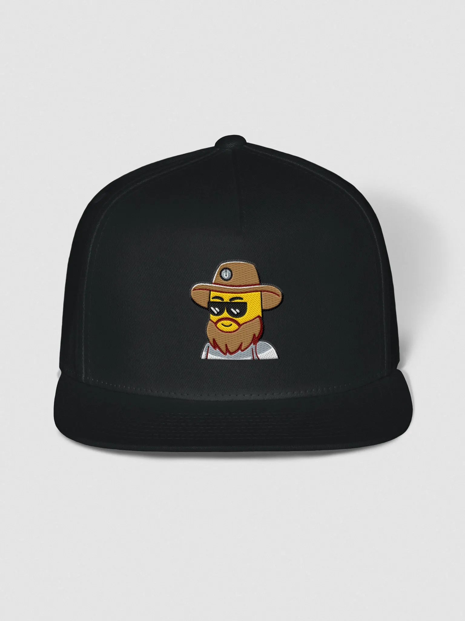 Flat Snapback Cap with Embroidered Classic BT Logo product image (1)