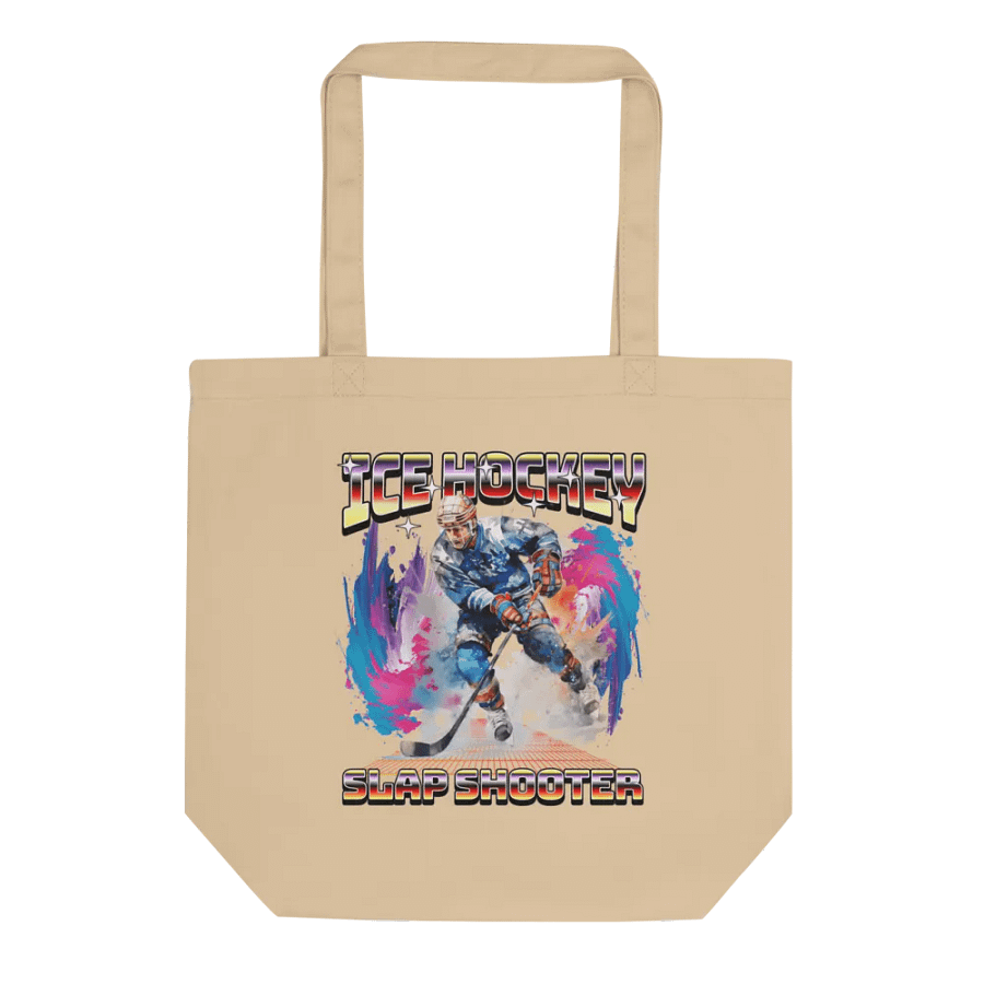 Ice Hockey Slap Shooter Tote Bag product image (1)