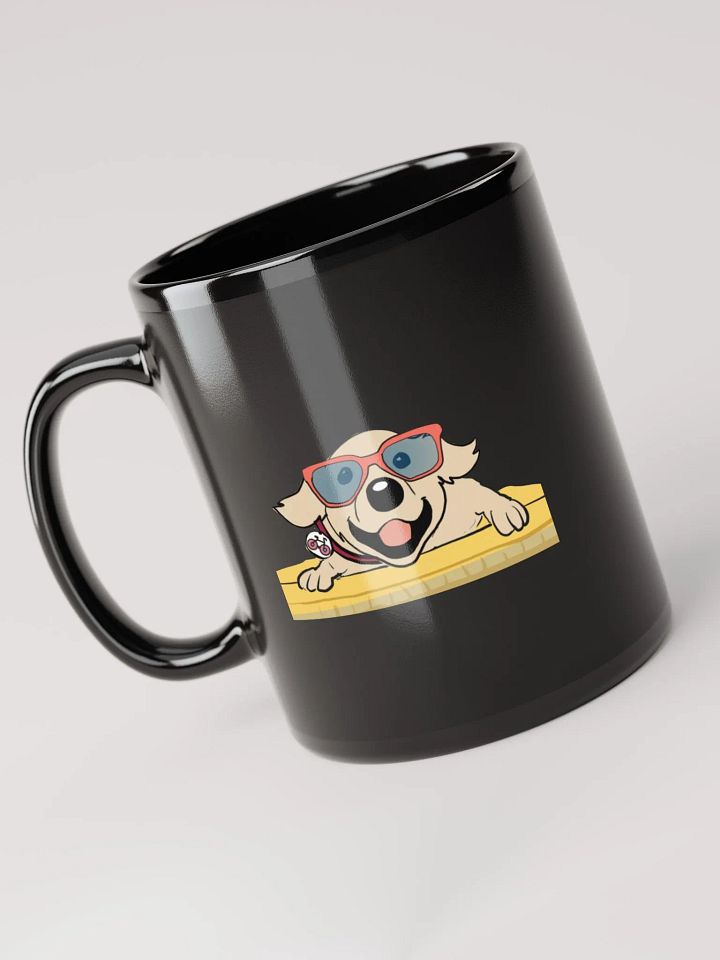VWCE & Chill (Cool Retriever) - Ceramic Black Mug product image (1)