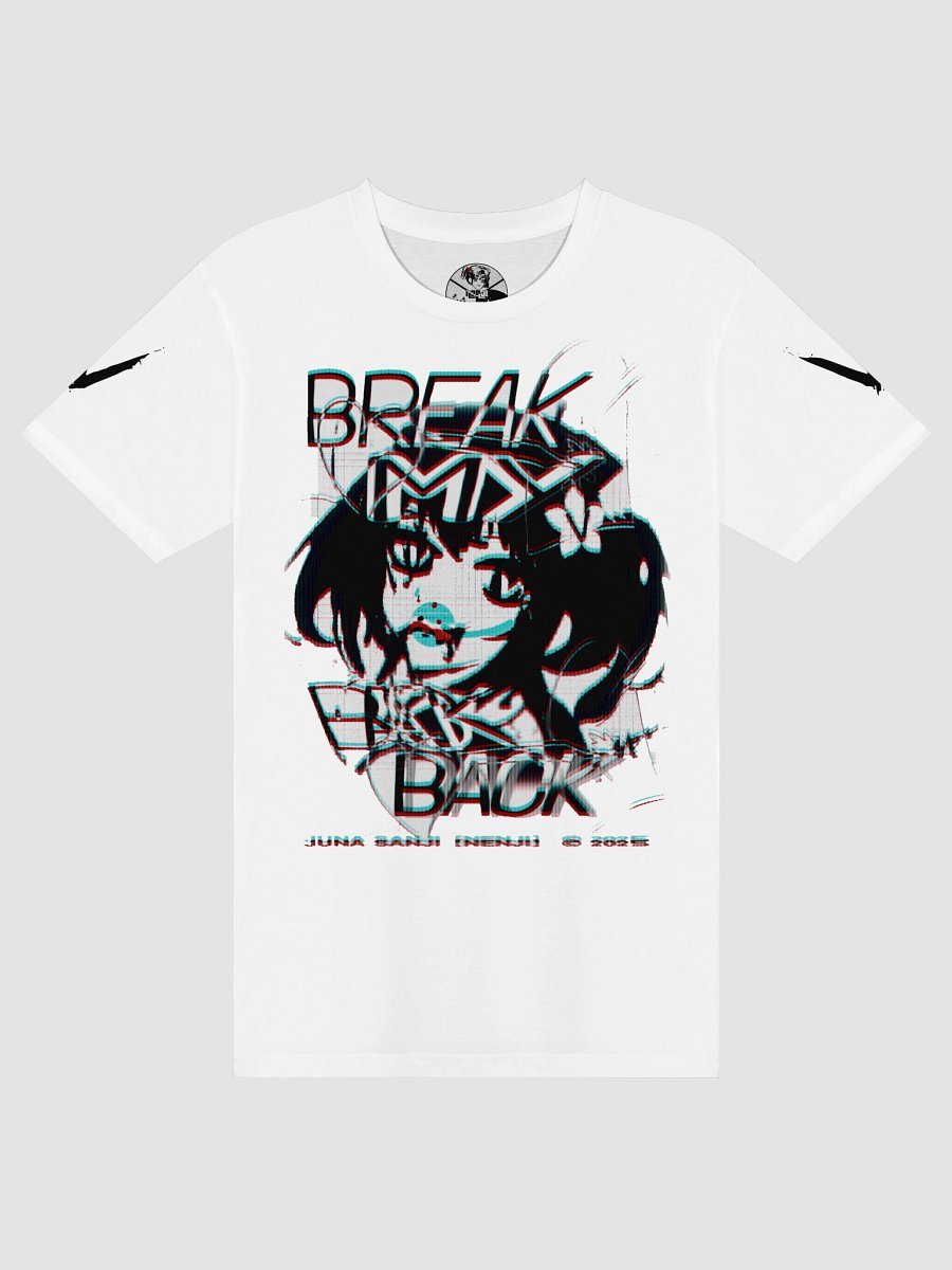 nenji - 'breakmyback' - Official Single Tee [PURE WHITE] product image (2)