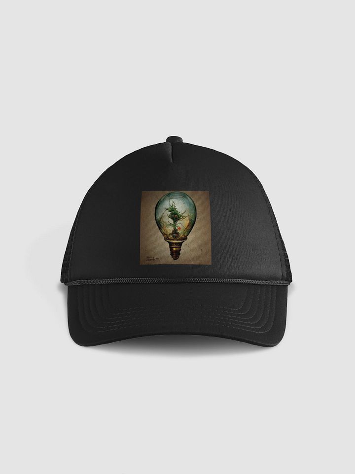 Nikola Tesla's vision, Botanical Brilliance Foam Trucker Hat product image (1)