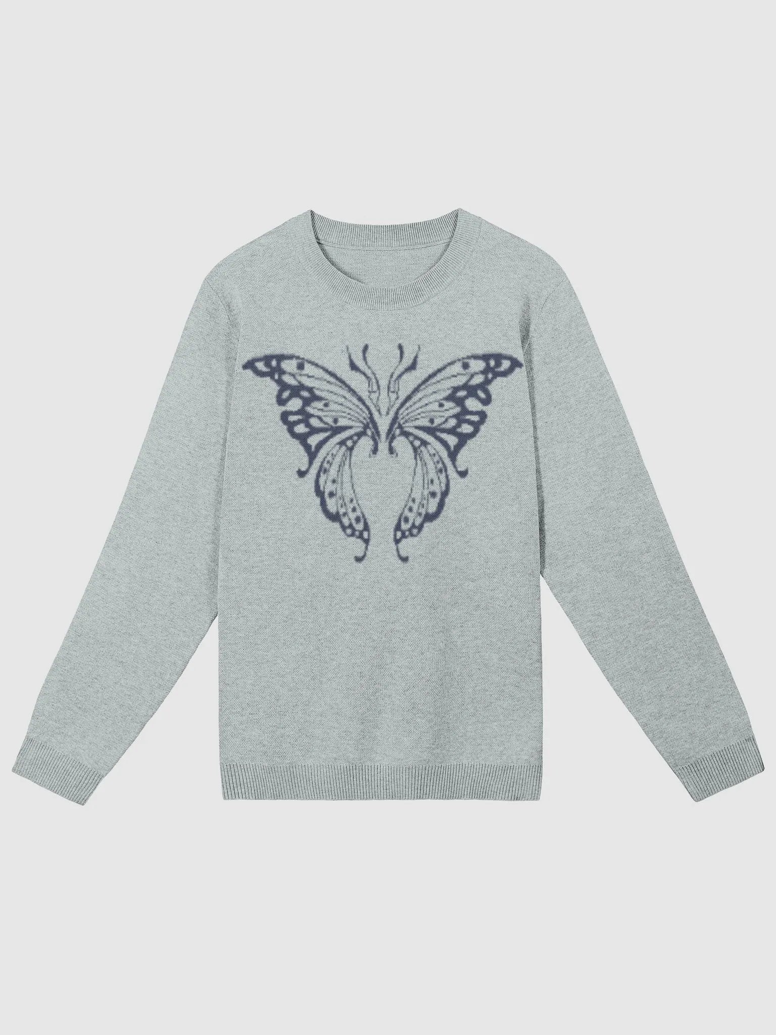 Butterfly Dream Knitted Crewneck blue product image (1)