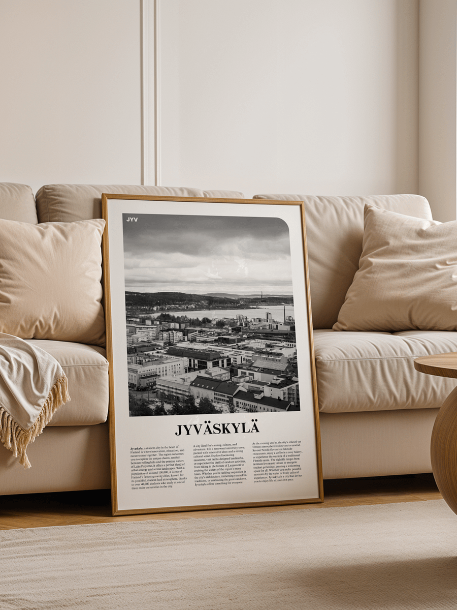 Jyvaskyla 01 Newspaper Poster product image (6)