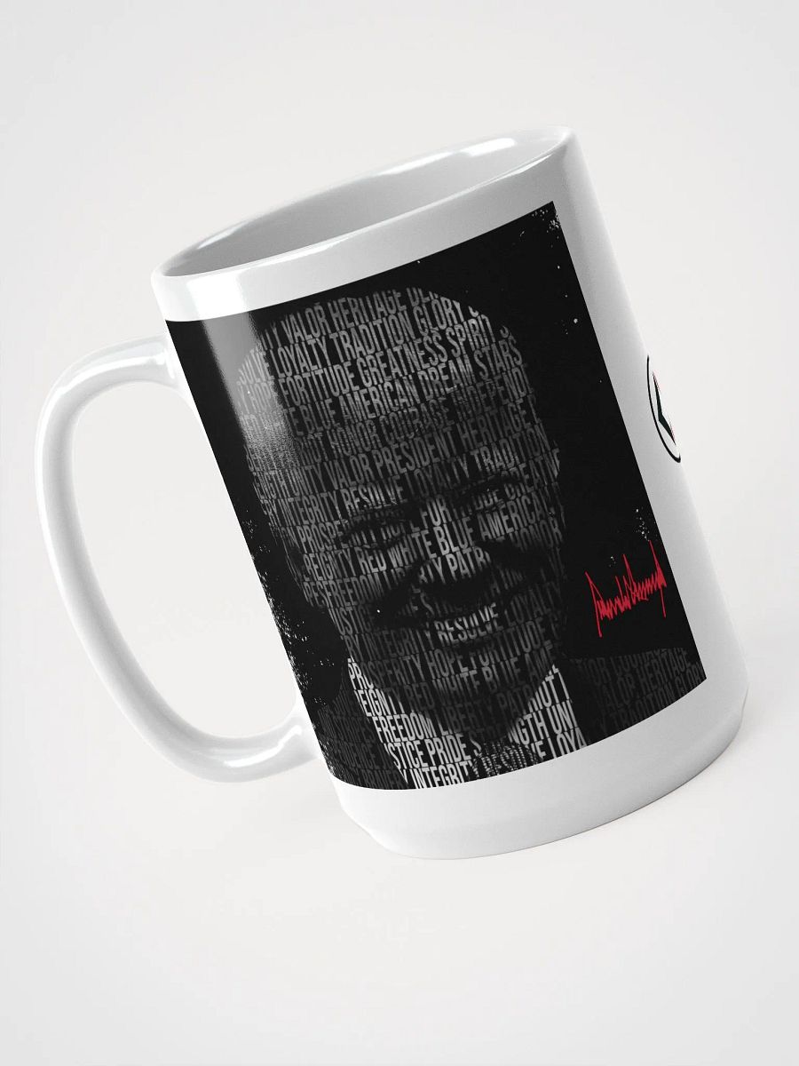 Trump Patriotic Word Silhouette 15oz Coffee Mug product image (3)