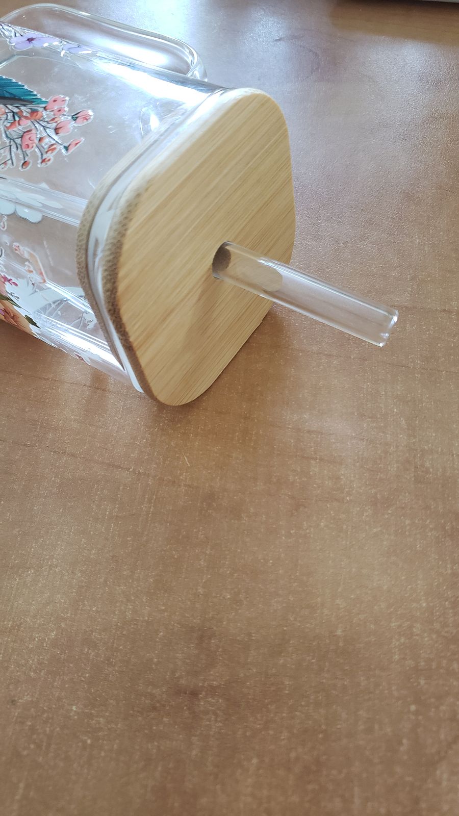 Highland Cow Glass Jar with Bamboo Lid product image (3)