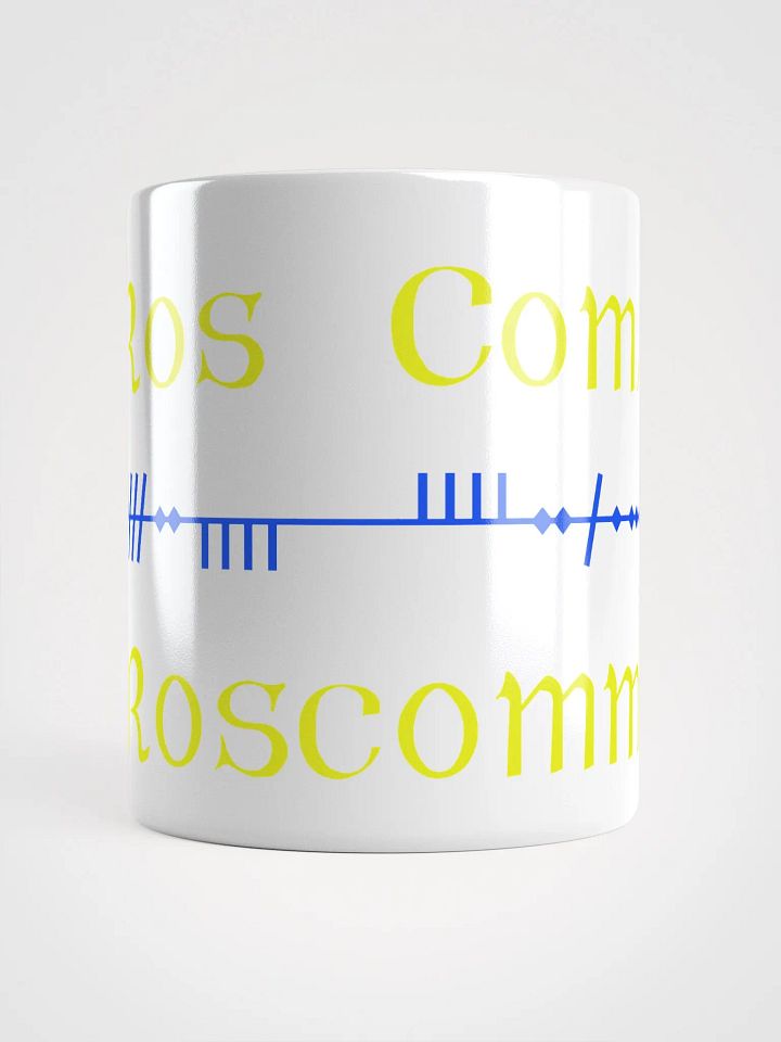 Roscommon/Ros Comáin - Scholastic style Ogham Mug product image (1)