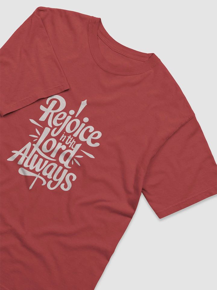Rejoice in the Lord Always – Philippians 4:4 Bible Verse Comfort Colors T-Shirt product image (1)