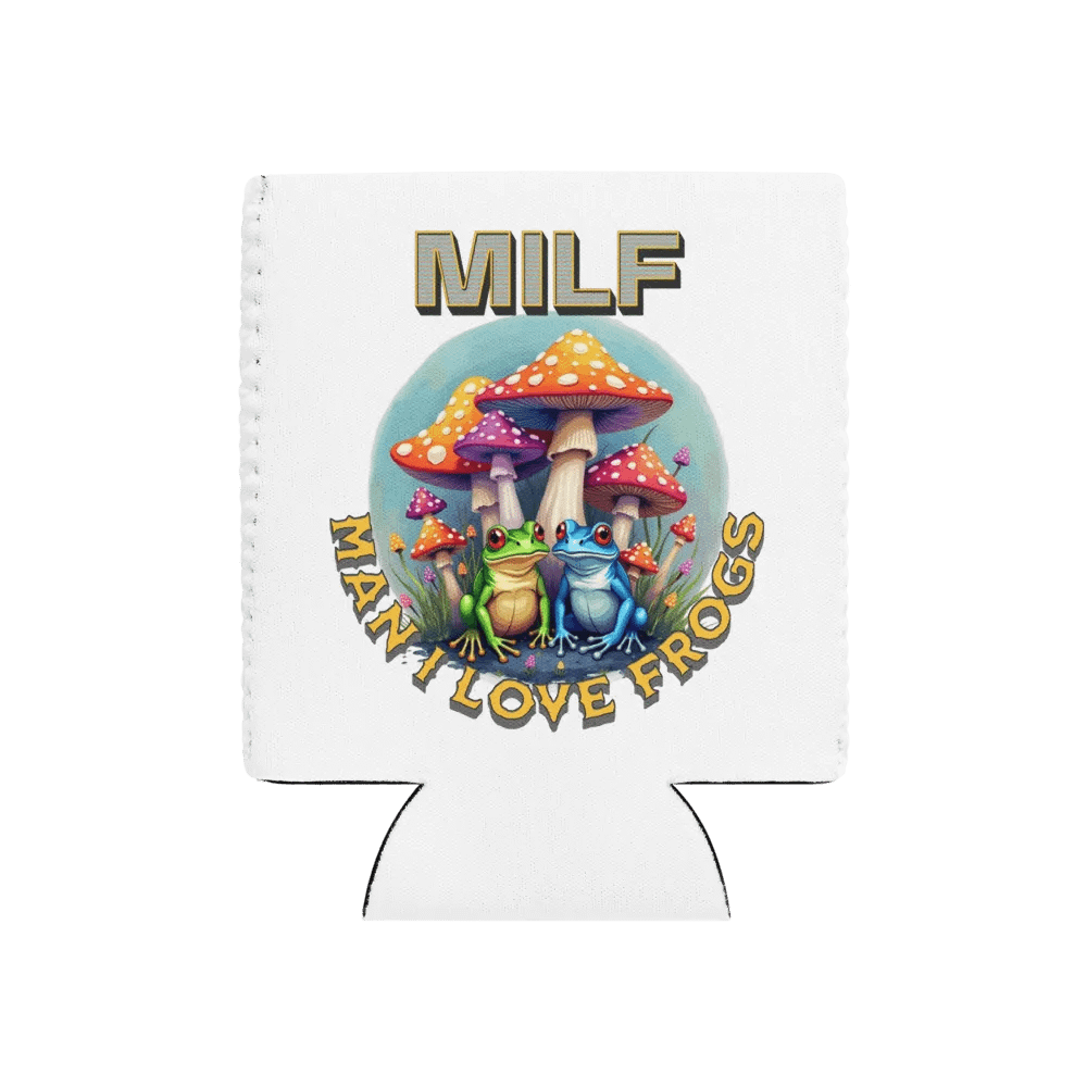 MILF Man I Love Frogs Whimsical Can Cooler product image (1)