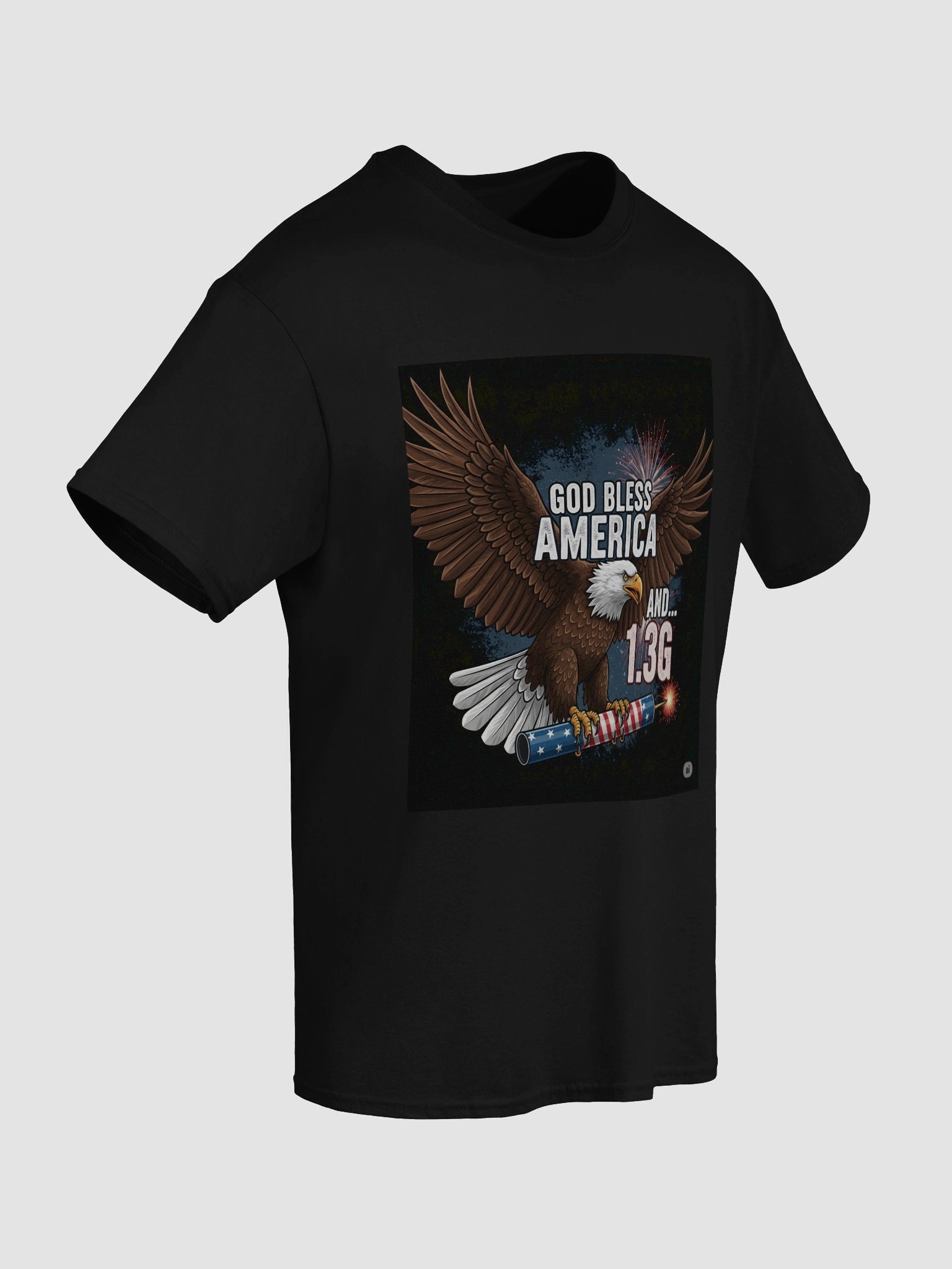 God Bless America and 1.3g Tshirt product image (16)
