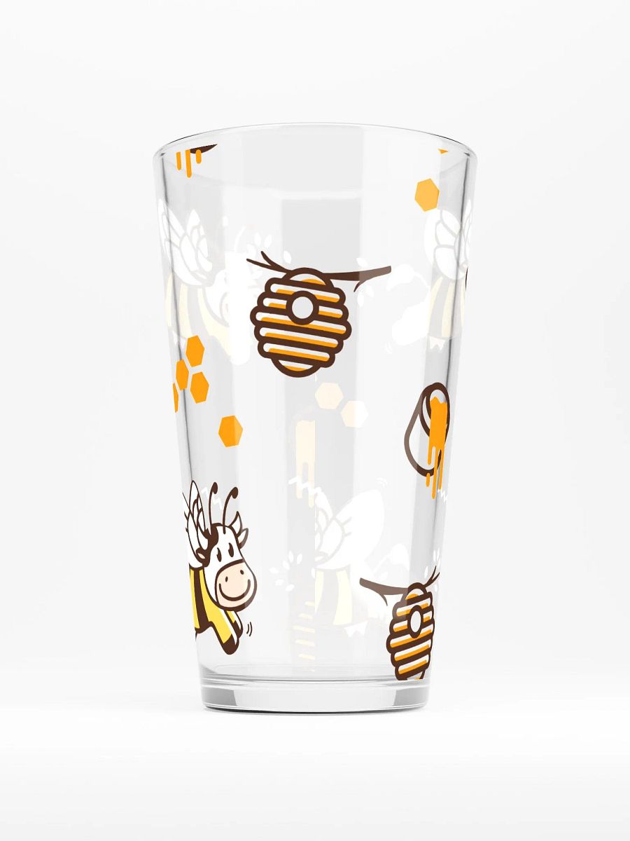 Buzzy Cow Bee Shaker Pint Glass product image (2)