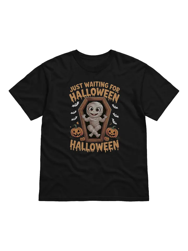 Just Waiting Halloween T-Shirt, Spooky Gift, Limited Edition Tee product image (1)