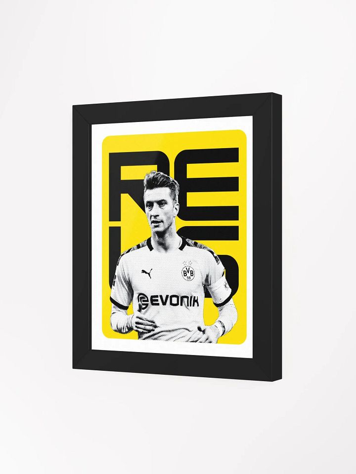 Marco Reus BW Borussia Dortmund Name Art Framed Print product image (2)