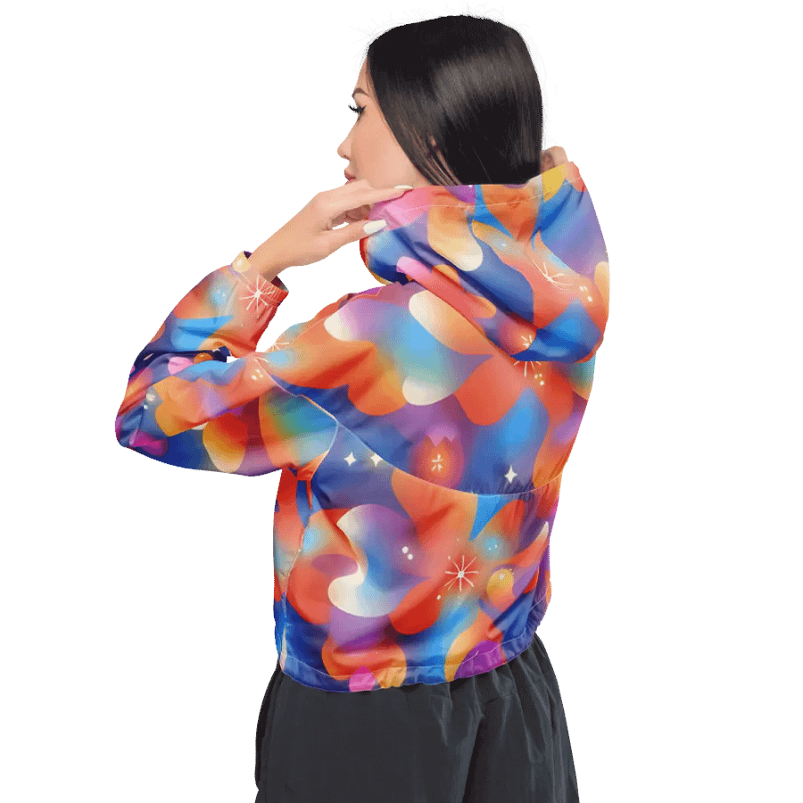 Clownfish but Cute Cropped Windbreaker product image (6)