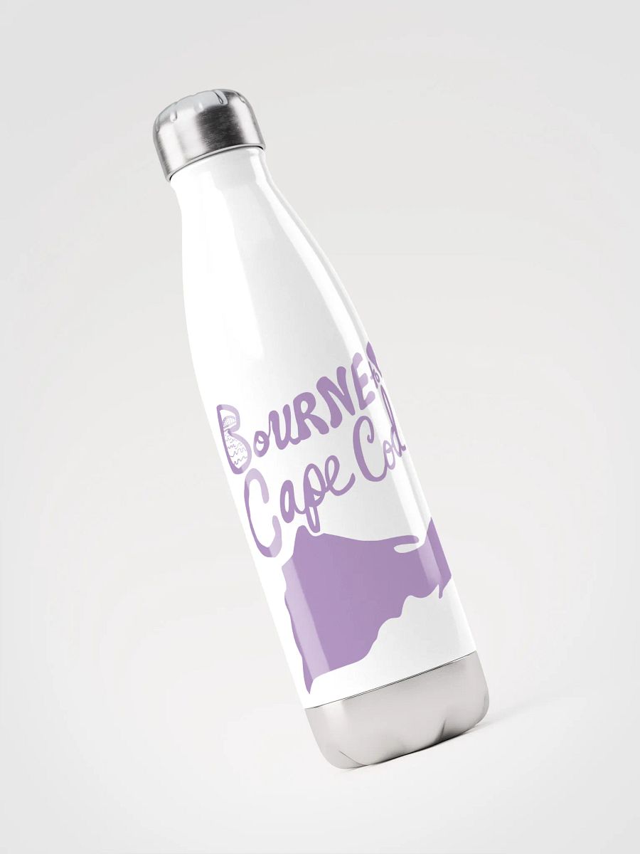 BOURNE to Cape Cod™ | Stainless Bottle | East Side Lavender on White 💧 product image (3)