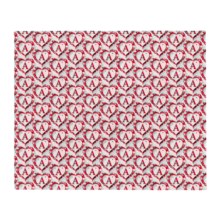 Valentine’s Monogram Letter A(5) Blanket product image (1)