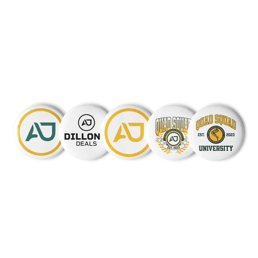 AJ Logo Pin Buttons Set product image (5)