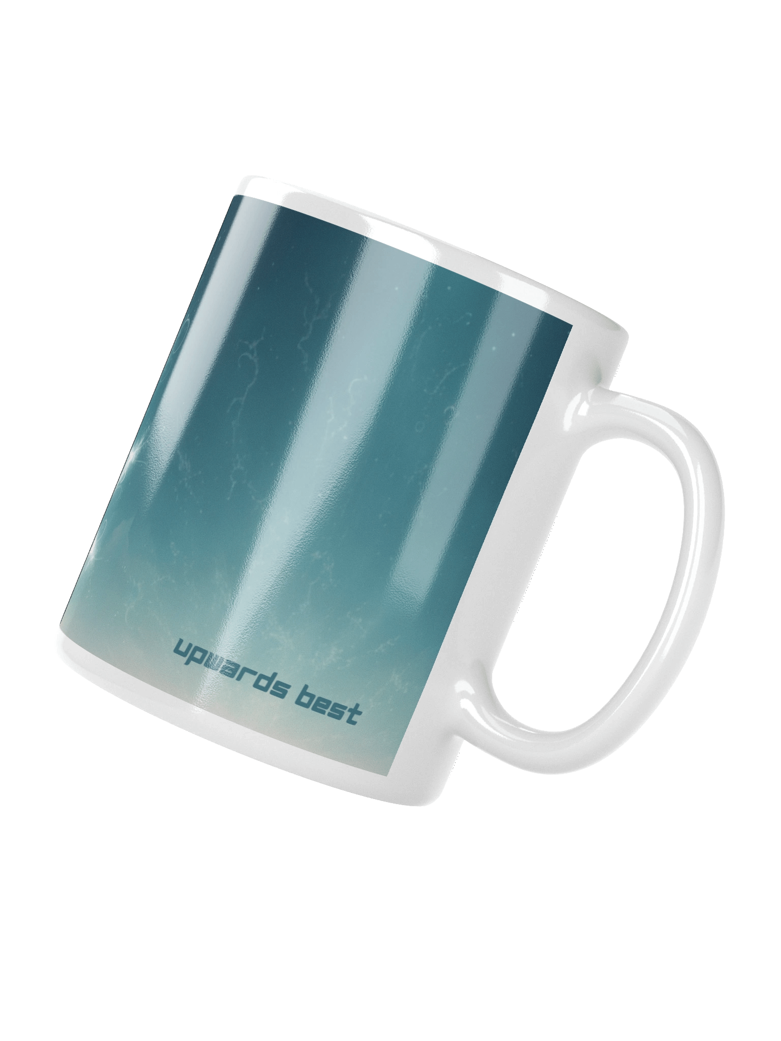 Reset. Reignite. Rise. Momentum Mug – Teal Bloom product image (6)